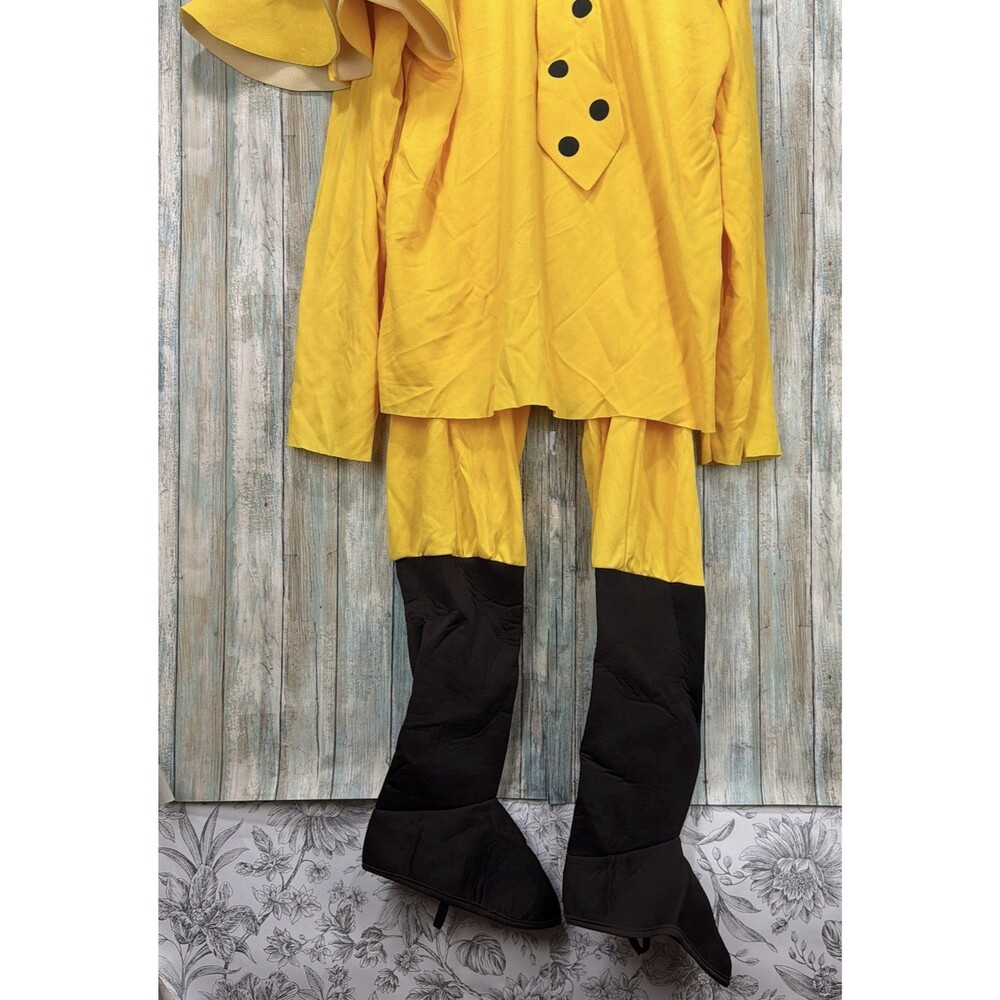 Rubies Curious George Man in the Yellow Hat 3-Piece Adult Costume One Size - Picture 3 of 16